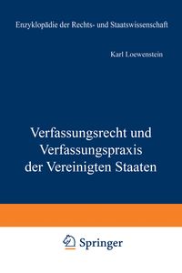Produktbild: Verfassungsrecht und Verfassungspraxis der Vereinigten Staaten