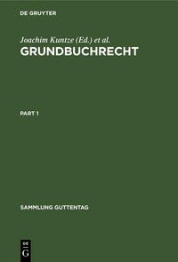 Produktbild: Grundbuchrecht