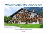 Produktbild: Werdenfelser Bauernh&auml;user - Schmuckst&uuml;cke in Farchant (Wandkalender 2026 DIN A4 quer), CALVENDO Monatskalender