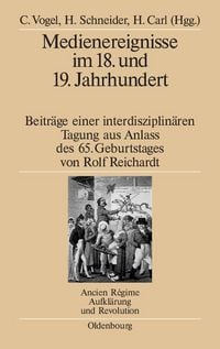 Produktbild: Medienereignisse im 18. und 19. Jahrhundert