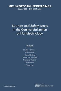 Produktbild: Business and Safety Issues in the Commercialization of Nanotechnology
