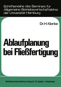 Produktbild: Ablaufplanung bei Flie&szlig;fertigung