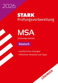 Produktbild: STARK L&ouml;sungen zu Deutsch - MSA 2026 Schleswig-Holstein - Pr&uuml;fungsvorbereitung
