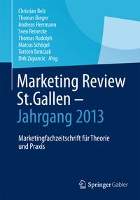 Bild vom Artikel Marketing Review St. Gallen - Jahrgang 2013 vom Autor 