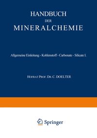 Produktbild: Allgemeine Einleitung &mdash; Kohlenstoff &mdash; Carbonate &mdash; Silicate I