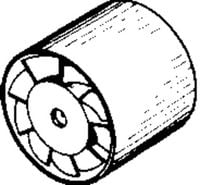 Produktbild: Wallair 20100257 Rohr-Einschubl&uuml;fter 12 V/DC 95 m&sup3;/h 10cm