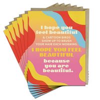 Produktbild: 6-Pack Em & Friends Feel Beautiful Greeting Cards