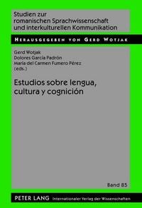 Produktbild: Estudios sobre lengua, cultura y cognici&oacute;n