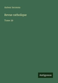 Produktbild: Revue catholique