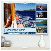 Produktbild: Kroatische Inseln - Mit dem Motorsegler unterwegs in der Kvarner Bucht (hochwertiger Premium Wandkalender 2026 DIN A2 quer), Kunstdruck in Hochglanz