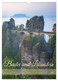 Produktbild: Bastei und Lilienstein - Unterwegs an zwei m&auml;rchenhaften Orten in der S&auml;chsischen Schweiz (Wandkalender 2027 DIN A3 hoch), CALVENDO Monatskalender