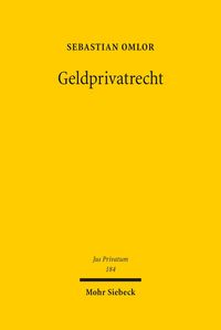 Produktbild: Geldprivatrecht