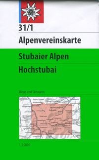 Produktbild: DAV Alpenvereinskarte 31/1 Stubaier Alpen Hochstubai 1 : 25 000 Wegmarkierungen