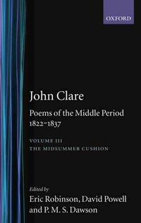Produktbild: John Clare: Poems of the Middle Period, 1822-1837