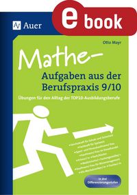 Produktbild: Mathe-Aufgaben aus der Berufspraxis 9-10