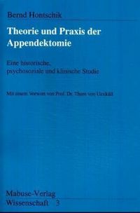 Produktbild: Hontschik, B: Theorie und Praxis der Appendektomie
