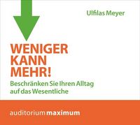 Produktbild: Weniger kann mehr!