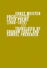 Produktbild: Uncollected Later Poems 1968-1979