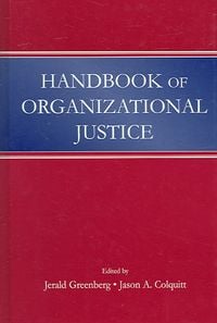 Produktbild: Handbook of Organizational Justice