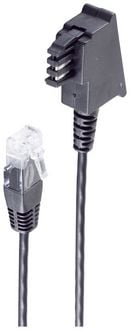 Produktbild: Shiverpeaks DSL Anschlusskabel [1x TAE-F-Stecker - 1x RJ45-Stecker 8p2c] 10m Schwarz