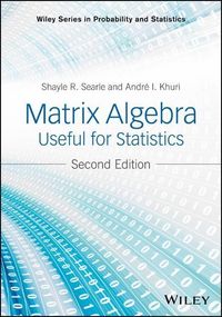 Produktbild: Matrix Algebra Useful for Statistics