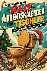 Produktbild: Der ultimative Klo-Adventskalender f&uuml;r Tischler