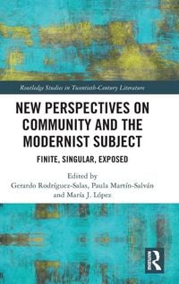 Produktbild: New Perspectives on Community and the Modernist Subject