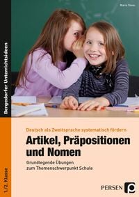 Produktbild: Artikel, Pr&auml;positionen und Nomen - Schule 1/2