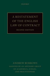 Produktbild: A Restatement of the English Law of Contract