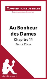 Produktbild: Au Bonheur des Dames de Zola - Chapitre 14 - Émile Zola (Commentaire de texte)