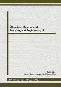 Produktbild: Chemical, Material and Metallurgical Engineering III