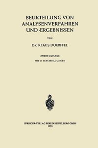 Produktbild: Beurteilung von Analysenverfahren und -Ergebnissen