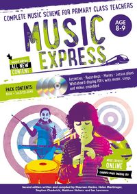 Produktbild: Music Express: Age 8-9 (Book + 3cds + DVD-ROM)