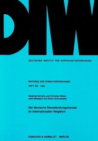 Bild vom Artikel Der deutsche Dienstleistungshandel im internationalen Vergleich. vom Autor Siegfried Schultz