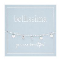 Produktbild: Armband - "bellissima" versilbert - Pl&auml;ttchen h&auml;ngend