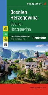 Produktbild: Freytag & berndt Stra&szlig;enkarte Bosnien-Herzegowina 1:200.000