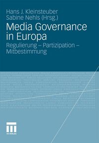 Produktbild: Media Governance in Europa