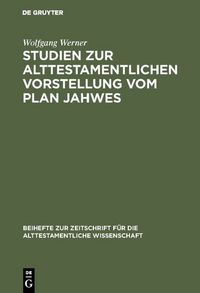 Produktbild: Studien zur alttestamentlichen Vorstellung vom Plan Jahwes