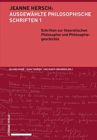Produktbild: Schriften zur theoretischen Philosophie und Philosophiegeschichte