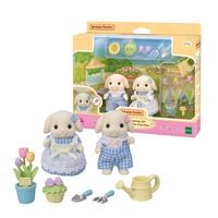 Produktbild: Sylvanian Families 5736 - Blossom Gardening Set, Flora Rabbit Sister & Brother, Blumen- und Garten-Spielset mit Figuren, Spielset