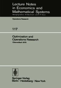 Produktbild: Optimization and Operations Research