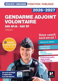 Produktbild: R&eacute;ussite Concours - Gendarme adjoint volontaire - APJA et EP- 2026-2027 - Pr&eacute;paration compl&egrave;te