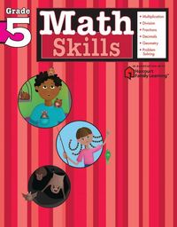 Produktbild: Math Skills: Grade 5 (Flash Kids Harcourt Family Learning)