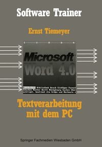 Produktbild: Textverarbeitung mit Microsoft Word 4.0 auf dem PC