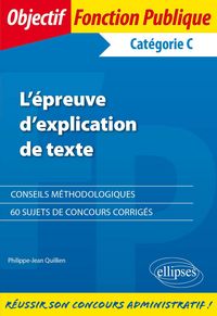 Produktbild: L'&eacute;preuve d'explication de texte - Cat&eacute;gorie C