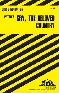 Produktbild: CliffsNotes on Paton's Cry, the Beloved Country