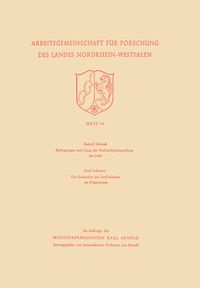 Produktbild: Bedingungen und Gang der Kohlenhydratsynthese im Licht / Die Endstufen des Stoffabbaues im Organismus