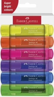 Produktbild: Faber-Castell Textmarker TL 46 SF Superfluorescent 6er Set