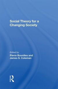 Produktbild: Social Theory For A Changing Society