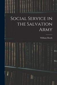 Produktbild: Social Service in the Salvation Army